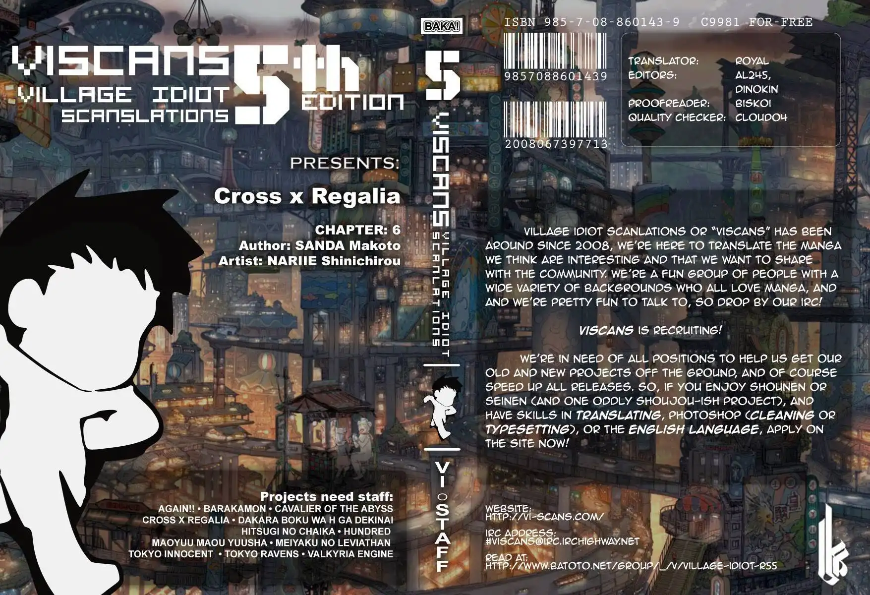 Cross x Regalia Chapter 6 1